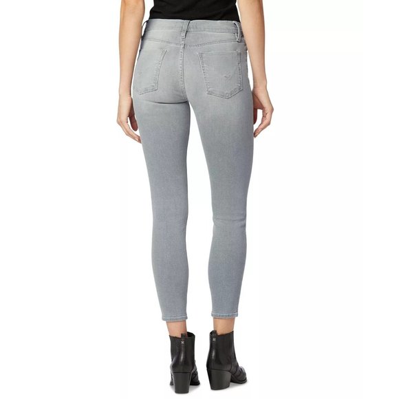 HUDSON JEANS Nico Mid-Rise Super Skinny Ankle Jeans in Silver Fields NWT 30 - Picture 4 of 5